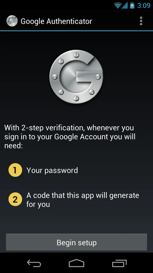 Google Authenticator 1