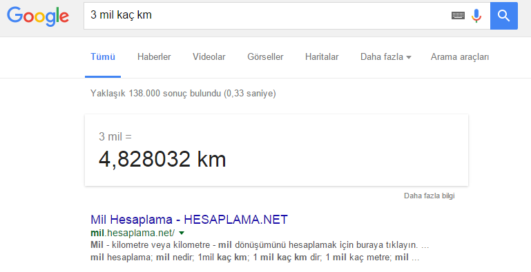 Birim Dönüştürme